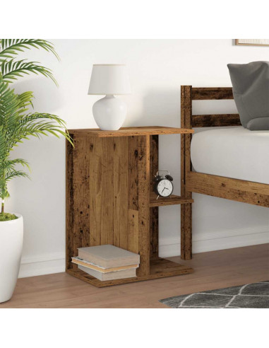 Comodino Legno Antico 46,5x29x61 cm in Legno Multistrato