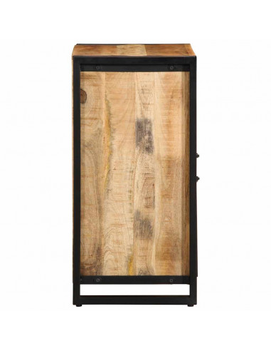 Credenza 55x35x70 cm in Legno Massello di Mango Grezzo