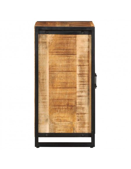Credenza 55x35x70 cm in Legno Massello di Mango Grezzo