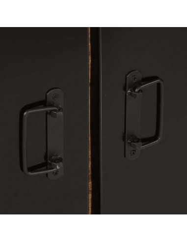 Credenza 55x35x70 cm in Legno Massello di Mango Grezzo