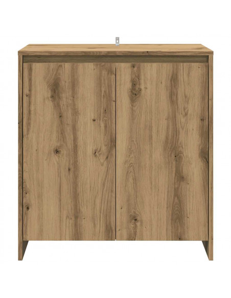 Credenza 3 pz Rovere Artigianale in Legno Multistrato