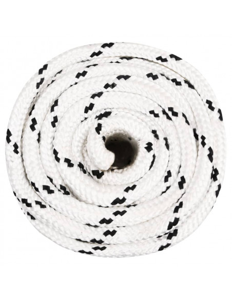 Corda Intrecciata per Barca Bianca 20 mm x 50 m Poliestere