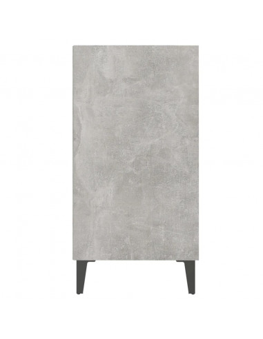 Credenza Grigio Cemento 57x35x70 cm in Legno Multistrato