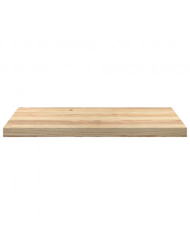 Davanzali 2 pz Non Trattati 80x40x2 cm Legno Massello di Rovere