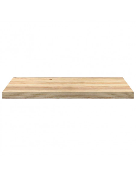 Davanzali 2 pz Non Trattati 80x40x2 cm Legno Massello di Rovere