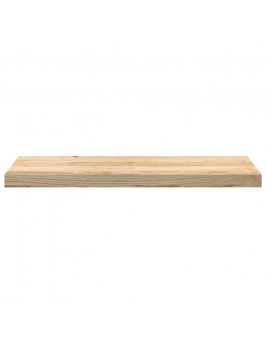 Davanzali 2 pz Non Trattati 80x30x2 cm Legno Massello di Rovere