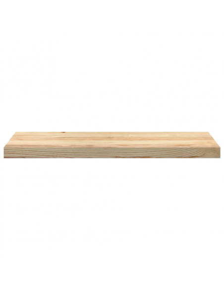 Davanzali 2 pz Non Trattati 80x30x2 cm Legno Massello di Rovere