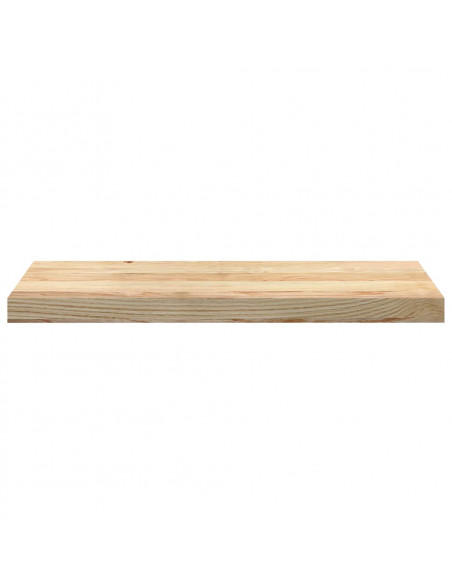 Davanzali 2 pz Non Trattati 70x30x2 cm Legno Massello di Rovere