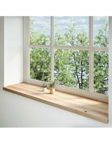 Davanzali 2 pz Non Trattati 160x40x2cm Legno Massello di Rovere