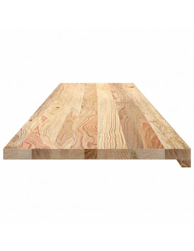 Davanzali 2 pz Non Trattati 160x40x2cm Legno Massello di Rovere