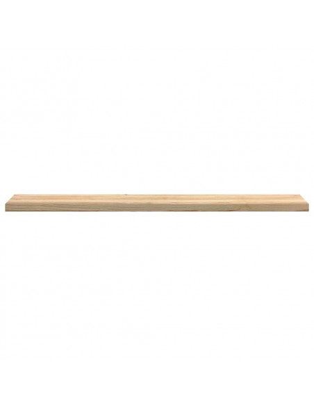 Davanzali 2 pz Non Trattati 160x30x2cm Legno Massello di Rovere