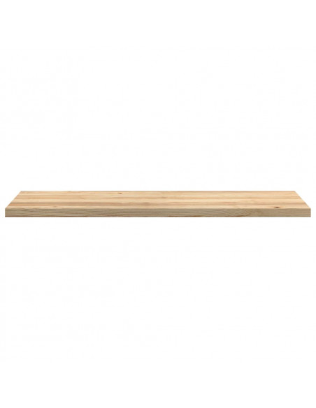 Davanzali 2 pz Non Trattati 140x40x2cm Legno Massello di Rovere