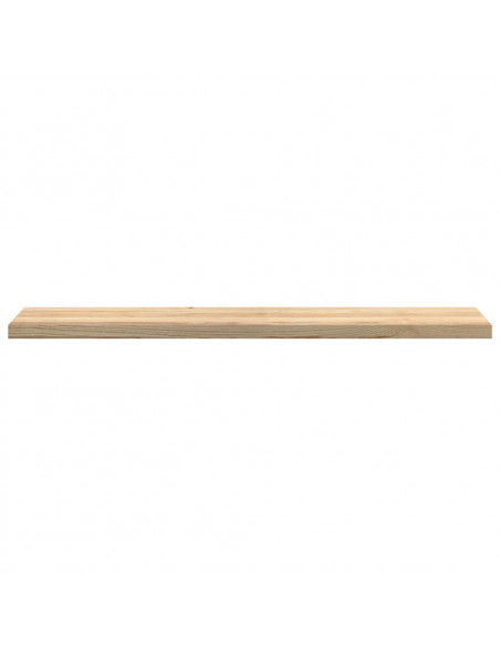 Davanzali 2 pz Non Trattati 140x30x2cm Legno Massello di Rovere