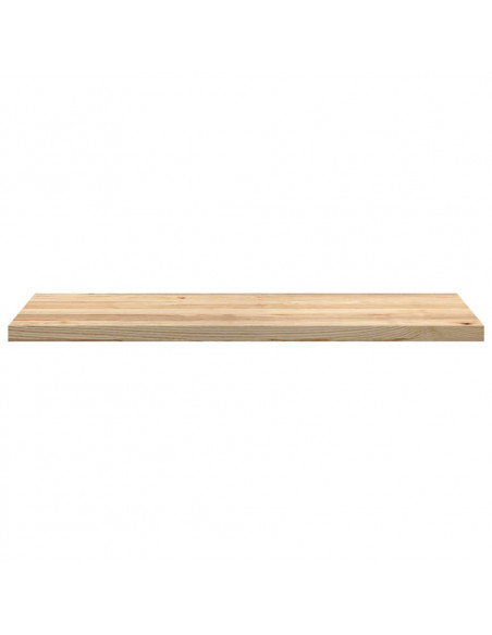 Davanzali 2 pz Non Trattati 120x40x2cm Legno Massello di Rovere