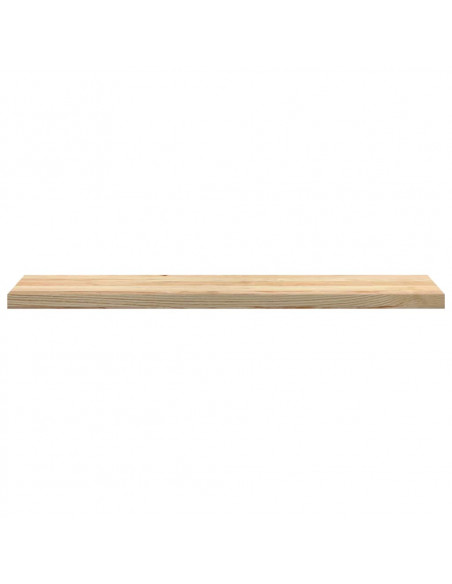 Davanzali 2 pz Non Trattati 120x30x2cm Legno Massello di Rovere