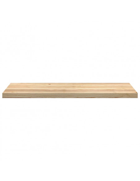 Davanzali 2 pz Non Trattati 110x40x2cm Legno Massello di Rovere
