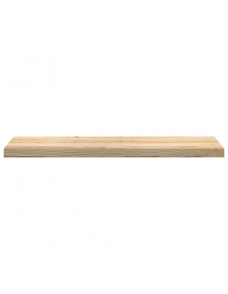 Davanzali 2 pz Non Trattati 100x30x2cm Legno Massello di Rovere