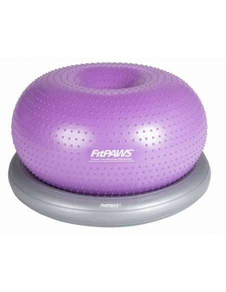 FitPAWS Palla di Equillibrio per Animali TRAX Donut 55 cm Viola