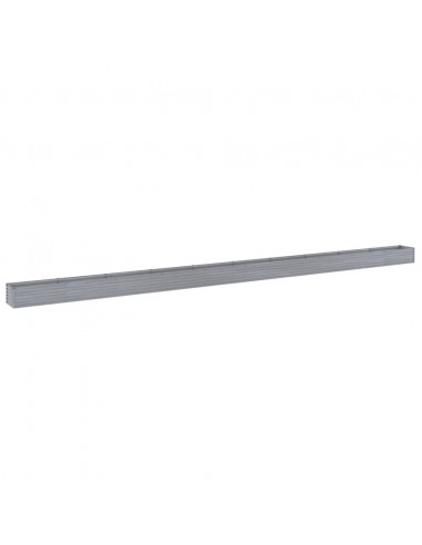 Fioriera Rialzata da Giardino 960x50x36 cm in Acciaio Corten