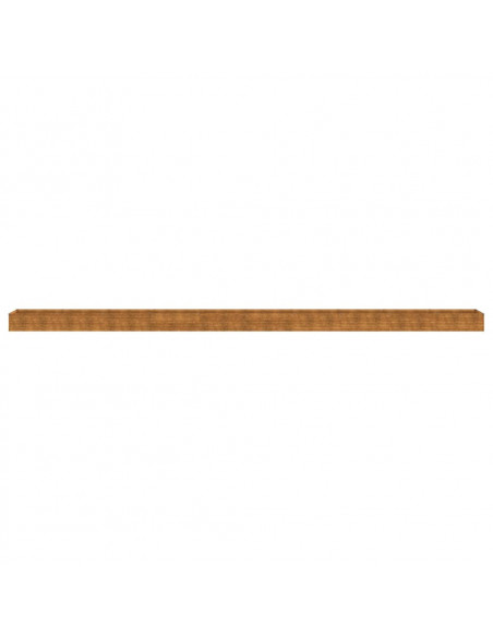 Fioriera Rialzata da Giardino 960x50x36 cm in Acciaio Corten