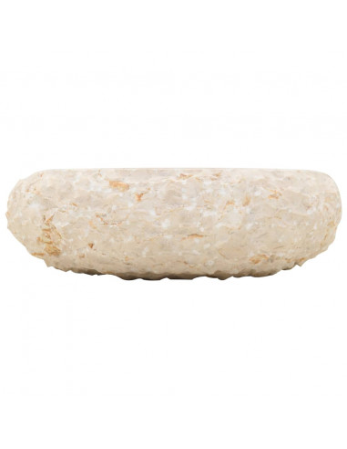 Lavandino 40x12 cm in Marmo Crema