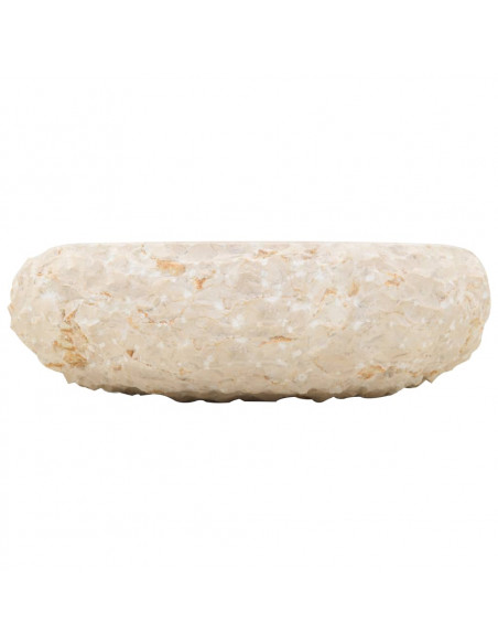 Lavandino 40x12 cm in Marmo Crema