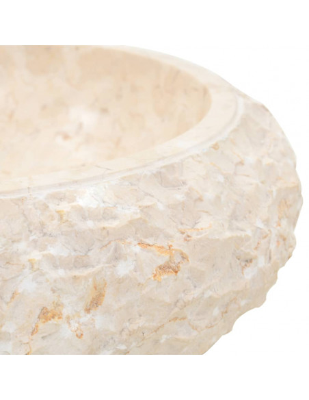 Lavandino 40x12 cm in Marmo Crema