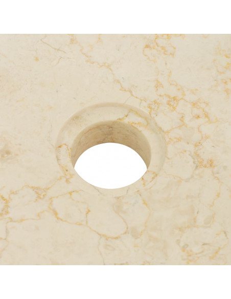 Lavandino 40x12 cm in Marmo Crema