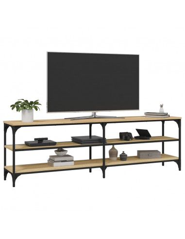 Mobile Porta TV Rovere Sonoma 160x30x50 cm in Legno Multistrato