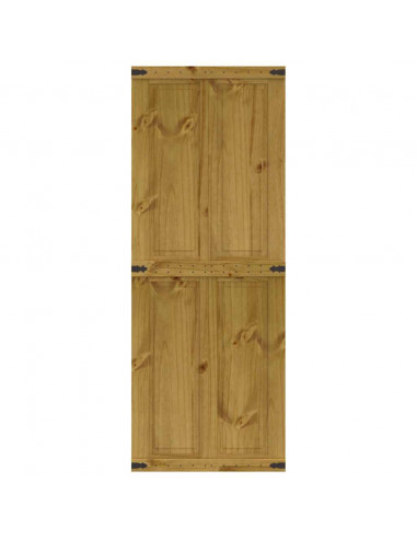 Porta per Granaio CORONA 80x210 cm in Legno Massello di Pino