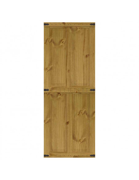 Porta per Granaio CORONA 80x210 cm in Legno Massello di Pino