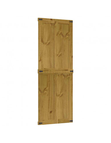Porta per Granaio CORONA 80x210 cm in Legno Massello di Pino