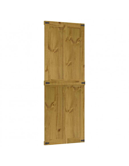 Porta per Granaio CORONA 80x210 cm in Legno Massello di Pino