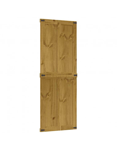 Porta per Granaio CORONA 70x210 cm in Legno Massello di Pino