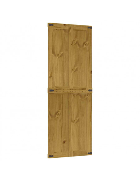 Porta per Granaio CORONA 70x210 cm in Legno Massello di Pino