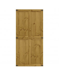 Porta per Granaio CORONA 100x210 cm in Legno Massello di Pino 2