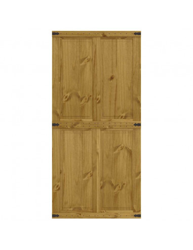 Porta per Granaio CORONA 100x210 cm in Legno Massello di Pino