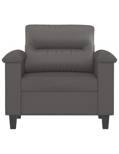 Poltrona Grigia 60 cm in Similpelle