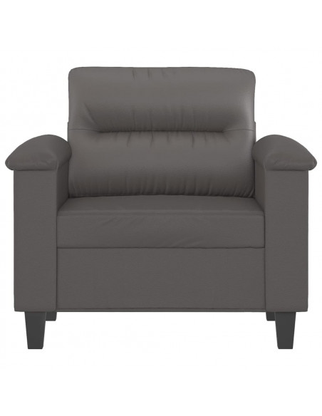 Poltrona Grigia 60 cm in Similpelle