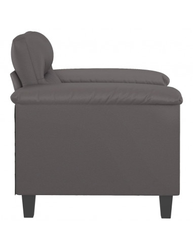 Poltrona Grigia 60 cm in Similpelle