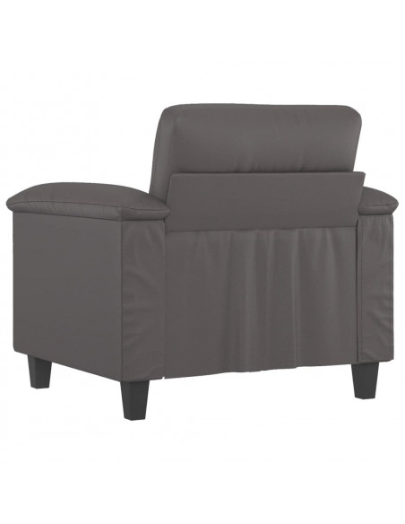 Poltrona Grigia 60 cm in Similpelle