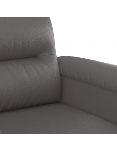 Poltrona Grigia 60 cm in Similpelle