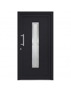 Porta di Ingresso Antracite 98x200 cm 2