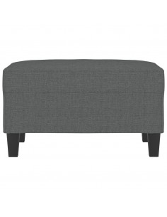 Poggiapiedi Grigio Scuro 70x55x41 cm in Tessuto 2