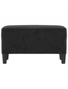 Panca Nera 70x35x41 cm in Velluto 2