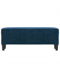 Panca Blu 100x35x41 cm in Velluto 2