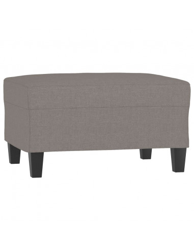 Poggiapiedi Tortora 70x55x41 cm in Tessuto