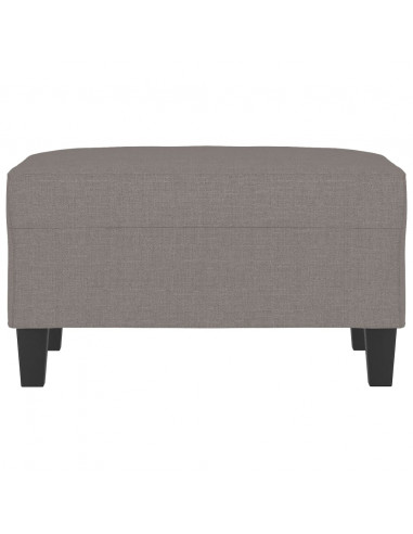 Poggiapiedi Tortora 70x55x41 cm in Tessuto