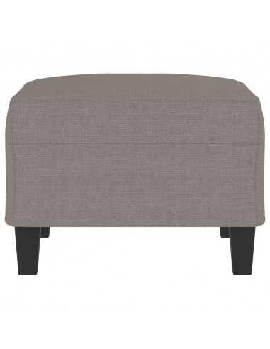 Poggiapiedi Tortora 70x55x41 cm in Tessuto