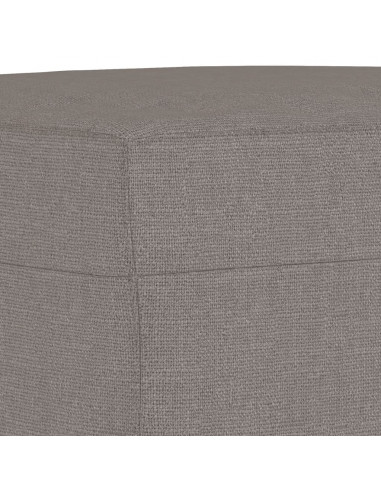 Poggiapiedi Tortora 70x55x41 cm in Tessuto